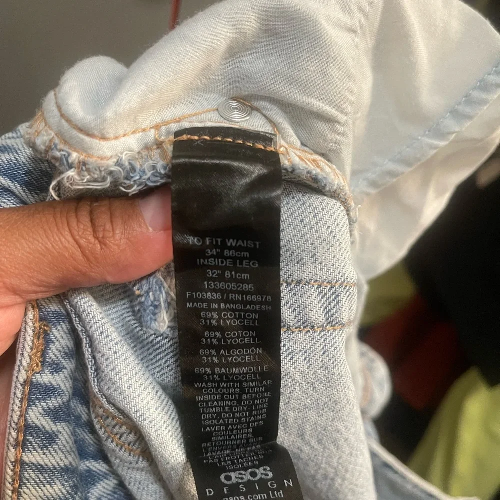 ASOS Light Blue Denim Jeans - Picture 6 of 8